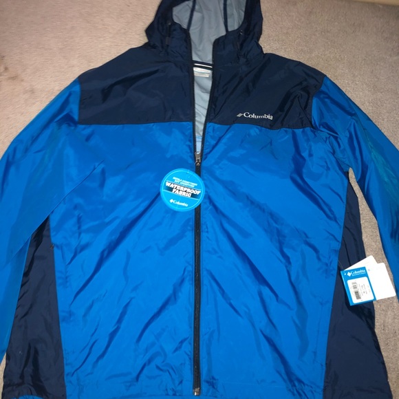 columbia weather drain jacket